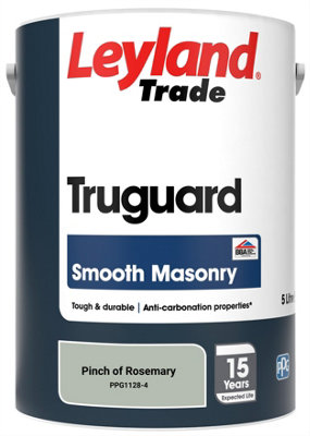 Leyland Trade Truguard Smooth Masonry Paint Pinch of Rosemary (PPG1128 ...