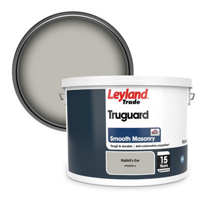 Leyland Trade Truguard Smooth Masonry Paint Rabbit's Ear (PPG0999-2) 10L