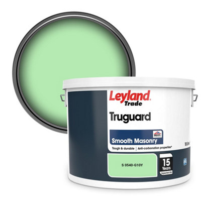Leyland Trade Truguard Smooth Masonry Paint (S 0540-G10Y) 10L