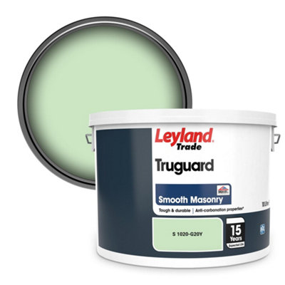 Leyland Trade Truguard Smooth Masonry Paint (S 1020-G20Y) 10L