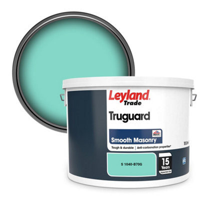 Leyland Trade Truguard Smooth Masonry Paint (S 1040-B70G) 10L