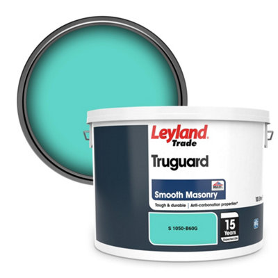Leyland Trade Truguard Smooth Masonry Paint (S 1050-B60G) 10L