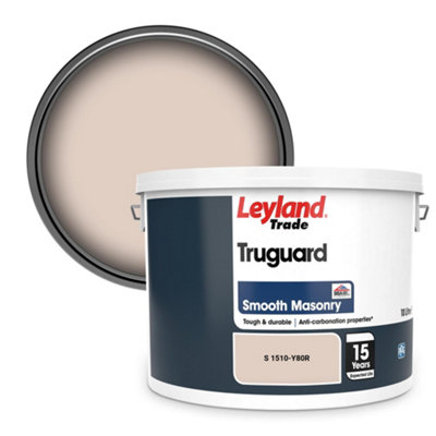 Leyland Trade Truguard Smooth Masonry Paint (S 1510-Y80R) 10L