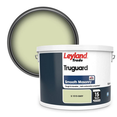 Leyland Trade Truguard Smooth Masonry Paint (S 1515-G60Y) 10L