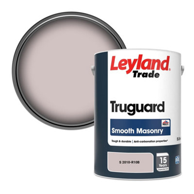 Leyland Trade Truguard Smooth Masonry Paint (S 2010-R10B) 5L