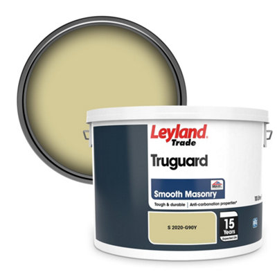 Leyland Trade Truguard Smooth Masonry Paint (S 2020-G90Y) 10L