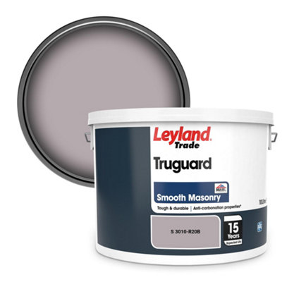 Leyland Trade Truguard Smooth Masonry Paint (S 3010-R20B) 10L