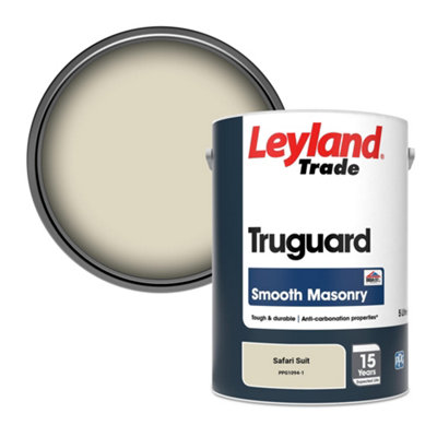Leyland Trade Truguard Smooth Masonry Paint Safari Suit (PPG1094-1) 5L
