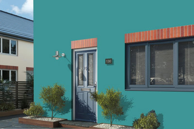 Leyland Trade Truguard Smooth Masonry Paint Turquoise Blue (RAL