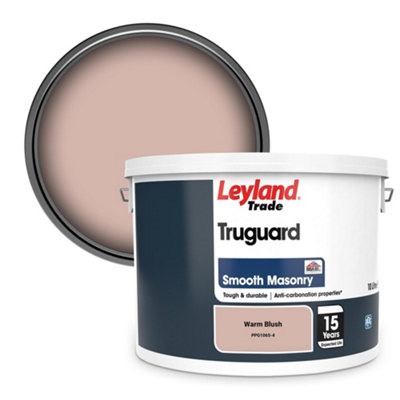 Leyland Trade Truguard Smooth Masonry Paint Warm Blush (PPG1065-4) 10L