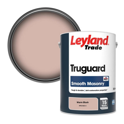 Leyland Trade Truguard Smooth Masonry Paint Warm Blush (PPG1065-4) 5L