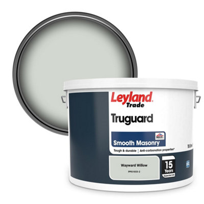 Leyland Trade Truguard Smooth Masonry Paint Wayward Willow (PPG1033-2) 10L
