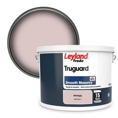 Leyland Trade Truguard Smooth Masonry Paint Whirligig (PPG1054-3) 10L