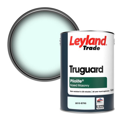 Leyland Trade Truguard Smooth Pliolite Masonry Paint (0010-B70G) 5L