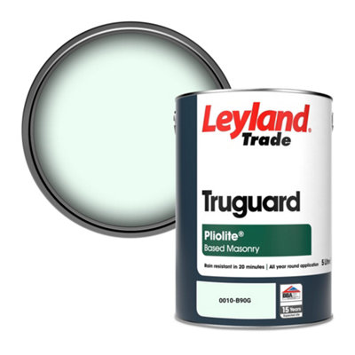 Leyland Trade Truguard Smooth Pliolite Masonry Paint (0010-B90G) 5L