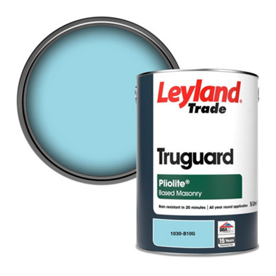 Leyland Trade Truguard Smooth Pliolite Masonry Paint (1030-B10G) 5L