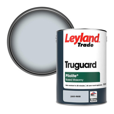 Leyland Trade Truguard Smooth Pliolite Masonry Paint (2005-R80B) 5L