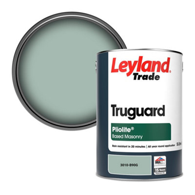 Leyland Trade Truguard Smooth Pliolite Masonry Paint (3010-B90G) 5L