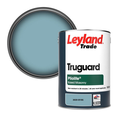 Leyland Trade Truguard Smooth Pliolite Masonry Paint (3020-B10G) 5L