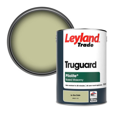 Leyland Trade Truguard Smooth Pliolite Masonry Paint In the Dale (PPG11-10) 5L