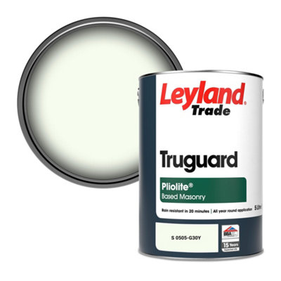 Leyland Trade Truguard Smooth Pliolite Masonry Paint (S 0505-G30Y) 5L