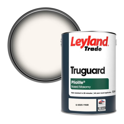 Leyland Trade Truguard Smooth Pliolite Masonry Paint (S 0505-Y90R) 5L