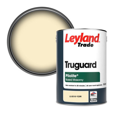Leyland Trade Truguard Smooth Pliolite Masonry Paint (S 0510-Y20R) 5L