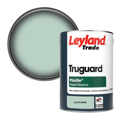 Leyland Trade Truguard Smooth Pliolite Masonry Paint (S 2010-B90G) 5L