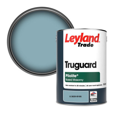 Leyland Trade Truguard Smooth Pliolite Masonry Paint (S 3020-B10G) 5L