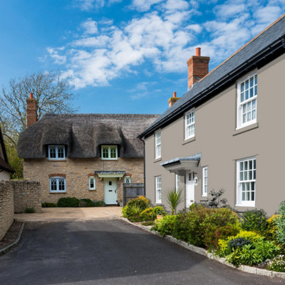 Leyland Trade Truguard Smooth Pliolite Masonry Paint Shadow Taupe ...