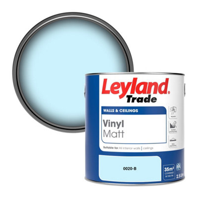 Leyland Trade Vinyl Matt Walls & Ceilings Emulsion Paint (0020-B) 2.5L