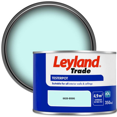 Leyland Trade Vinyl Matt Walls & Ceilings Emulsion Paint (0020-B50G) 350ml Tester