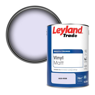 Leyland Trade Vinyl Matt Walls & Ceilings Emulsion Paint (0020-R50B) 5L