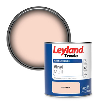 Leyland Trade Vinyl Matt Walls & Ceilings Emulsion Paint (0020-Y80R) 1L