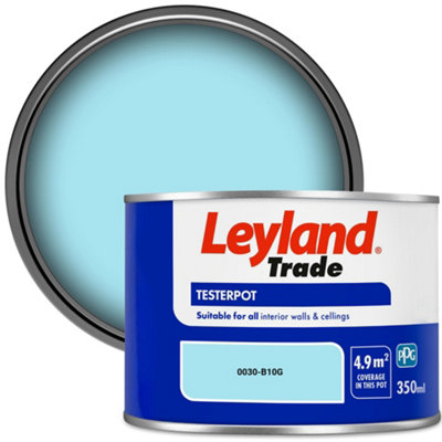 Leyland Trade Vinyl Matt Walls & Ceilings Emulsion Paint (0030-B10G) 350ml Tester