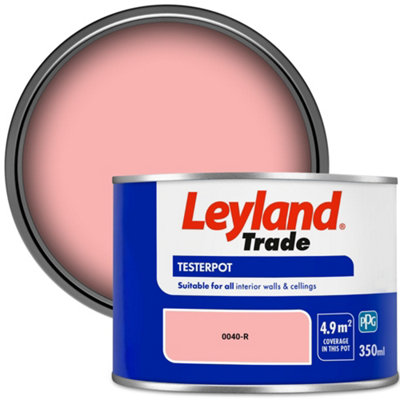 Leyland Trade Vinyl Matt Walls & Ceilings Emulsion Paint (0040-R) 350ml Tester