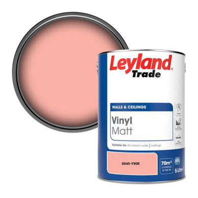 Leyland Trade Vinyl Matt Walls & Ceilings Emulsion Paint (0040-Y90R) 5L