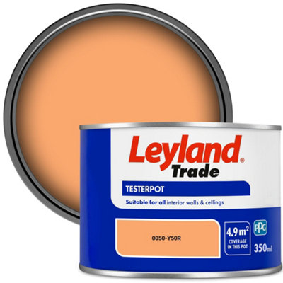 Leyland Trade Vinyl Matt Walls & Ceilings Emulsion Paint (0050-Y50R) 350ml Tester