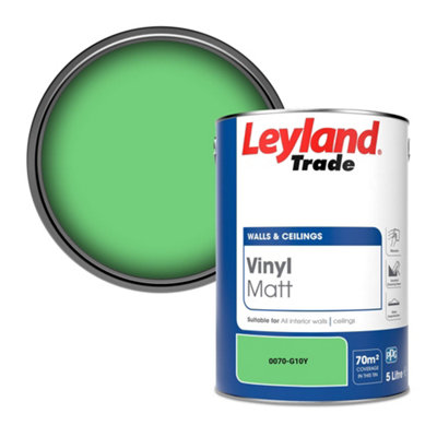 Leyland Trade Vinyl Matt Walls & Ceilings Emulsion Paint (0070-G10Y) 5L
