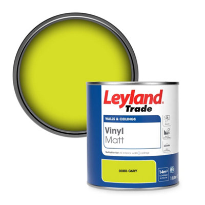 Leyland Trade Vinyl Matt Walls & Ceilings Emulsion Paint (0080-G60Y) 1L