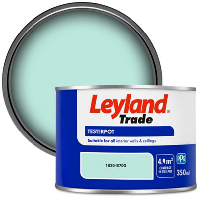Leyland Trade Vinyl Matt Walls & Ceilings Emulsion Paint (1020-B70G) 350ml Tester