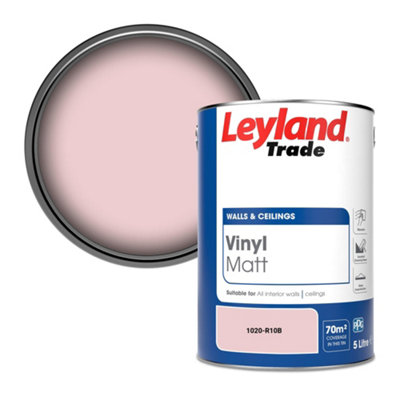 Leyland Trade Vinyl Matt Walls & Ceilings Emulsion Paint (1020-R10B) 5L