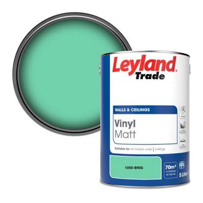 Leyland Trade Vinyl Matt Walls & Ceilings Emulsion Paint (1050-B90G) 5L