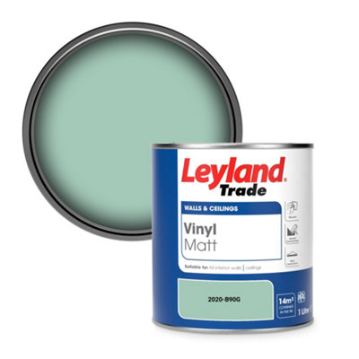 Leyland Trade Vinyl Matt Walls & Ceilings Emulsion Paint (2020-B90G) 1L