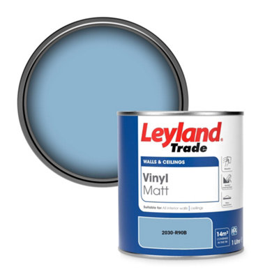 Leyland Trade Vinyl Matt Walls & Ceilings Emulsion Paint (2030-R90B) 1L