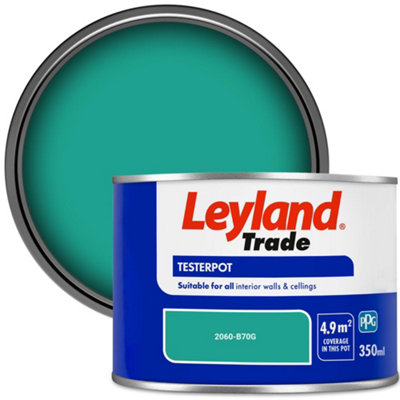 Leyland Trade Vinyl Matt Walls & Ceilings Emulsion Paint (2060-B70G) 350ml Tester