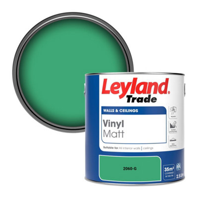 Leyland Trade Vinyl Matt Walls & Ceilings Emulsion Paint (2060-G) 2.5L