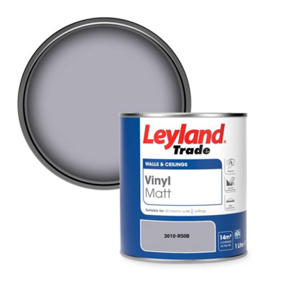 Leyland Trade Vinyl Matt Walls & Ceilings Emulsion Paint (3010-R50B) 1L