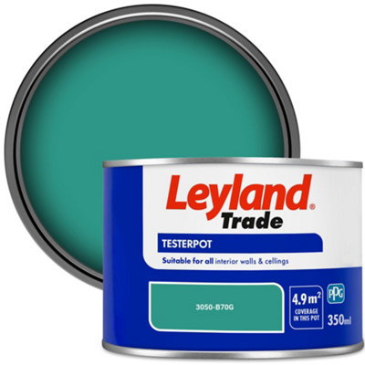 Leyland Trade Vinyl Matt Walls & Ceilings Emulsion Paint (3050-B70G) 350ml Tester