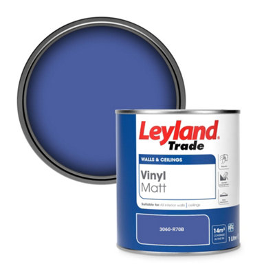 Leyland Trade Vinyl Matt Walls & Ceilings Emulsion Paint (3060-R70B) 1L
